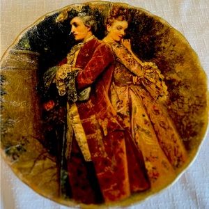 Hand crafted wall ceramic plate decorative